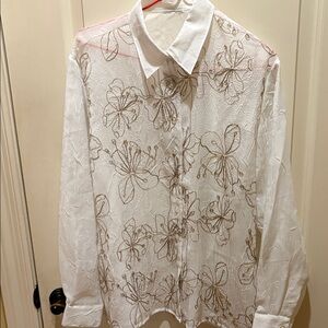 Elegant Floral Lace Blouse